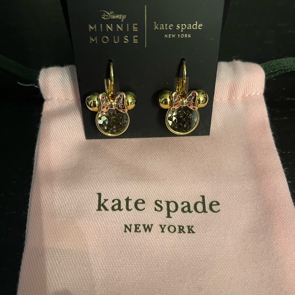 kate spade x Disney Minnie Mouse drop earrings